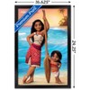 Trends International Disney Moana 2 - Moana and Simea Framed Wall Poster Prints - 3 of 4