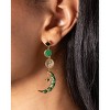 Alex and Ani Malachite Charm Earrings - 2 of 4