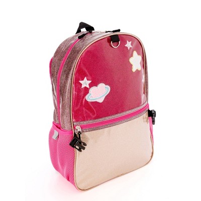 Locker Club Kids16L Kids Backpack with Lunch Box Headphone - Red/Gray: Preschool Backpack