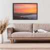 Stupell Industries Orange Sunset over Shoreline Floating Frame Canvas Art - 3 of 4