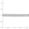 Black Bow Jewelry 4.75mm, 14k White Gold, Flat Beveled Curb Chain Bracelet - 4 of 4
