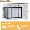 PAKASEPT Dog Crate Furniture, 47"W Dog Crate with Storage Cabinet and Feeder, Dog Kennel Furniture with Double Doors for Small/Medium/Large Dog - 2 of 4