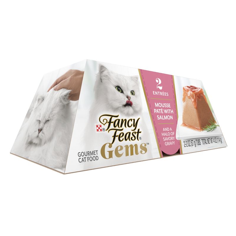 Fancy Feast Gems Adult Wet Cat Food with Salmon Flavor - 4oz/2ct, 5 of 9