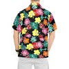 LA LEELA Men's Hawaiian Shirts Short Sleeve Button Down Shirt Floral Shirt Men Casual Holiday Party Caribbean Shirts for Men - 2 of 4