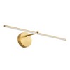 POWLIG 24" Gold Modern LED Wall Sconce - Dimmable Fixture with Adjustable 5-Color & Angle to Set the Mood for Bedroom or Hallway - 3 of 4
