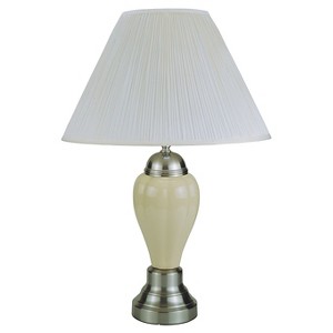 Ore International Table Lamp - Silver (Lamp Only)