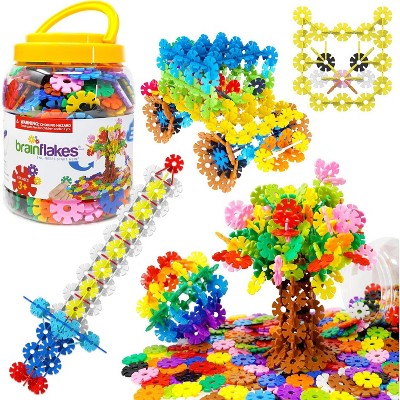 500-Piece Interlocking Disc Set, Creative STEM Building Toy for Kids, Teens and Adults Ages 3+