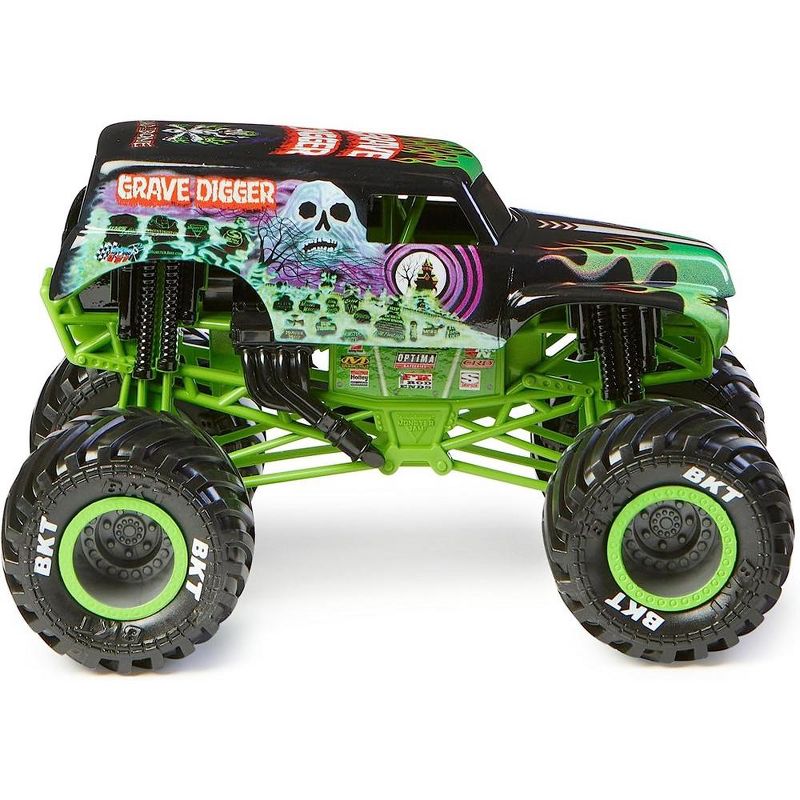 Monster Jam, Official Grave Digger (Green/Black) Monster Truck, 3 of 4