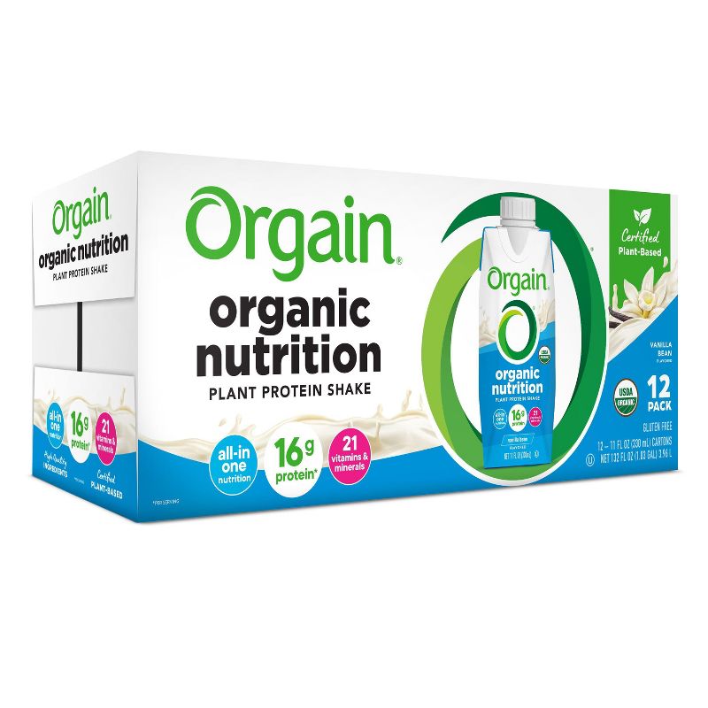 Orgain Organic Vegan Protein Shake - Vanilla Bean - 12ct, 3 of 12