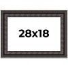 PosterPalooza | 3.5" Wide Ornate Black Picture Frame - UV Acrylic, Backing Board, Hanging Hardware Included - 2 of 4