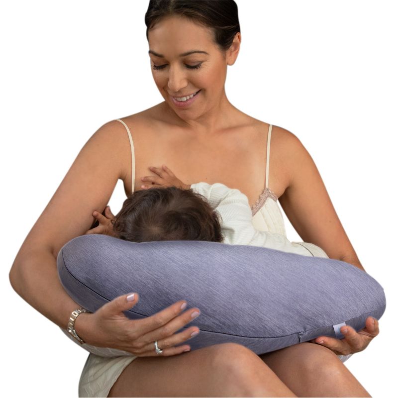 Pharmedoc Nursing Pillow for Breastfeeding, Support for Mom and Baby - Maternity Pillows - Cooling Cover, 2 of 8