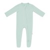 Kyte Baby Zippered Footie in Sage - 2 of 4