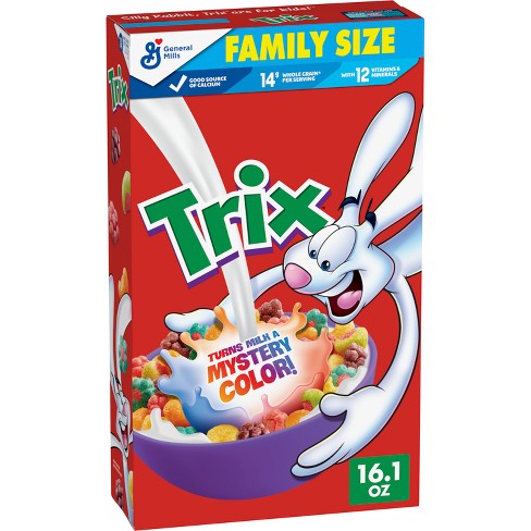 Trix Classic Strawberry Cereal Family Size - 16.1oz - General Mills ...