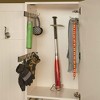 Rev-A-Shelf BRC-14SN 14-Inch Wall Mounted Pullout Closet Belt and Scarf Organization Rack Accessories Holder Hanger with 9 Hooks, Satin Nickel - 3 of 4