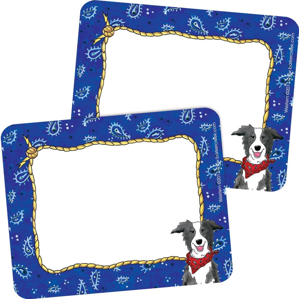 Photos - Educational Toy 2pk 45ea Western Remember Me! Self-Adhesive Name Tag Labels - Barker Creek