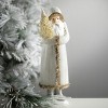 14"H Sullivans Gold Tipped Santa Figurine, Christmas Decor - 3 of 3
