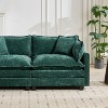 Sapphtopaz Modern Cloud Sofa Couches for Living Room with 2 Layer Upholstered Comfy Sofa with Chenille Fabric for Living Room,Apartment - 3 of 4