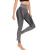 DOMETOUR 4 inches Contrast High Rise Shaping Waistband Yoga Pant With Tummy Control - 3 of 4