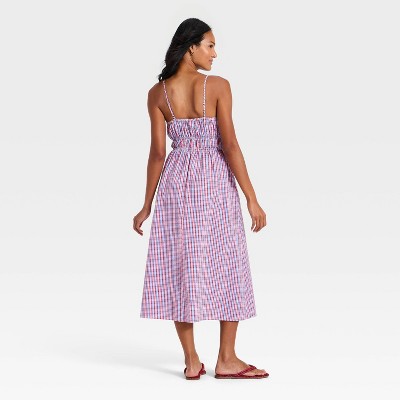 Женские платья Universal Thread Women's Maxi Sundress - Universal Thread™ Multicolor Gingham M — фото 2