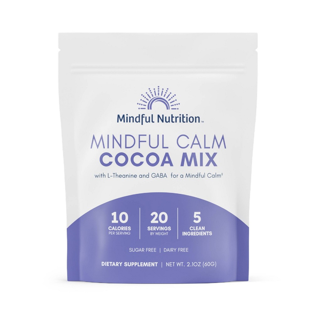 Mindful Nutrition Mindful Calm Cocoa Mix - 2.1oz: Sugar-Free, Non-Dairy