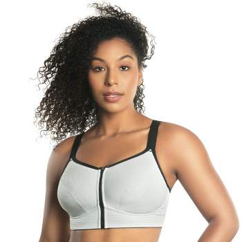 Soffe Curves Mid Impact Bra, Silver Metallic, 3X at  Women's Clothing  store