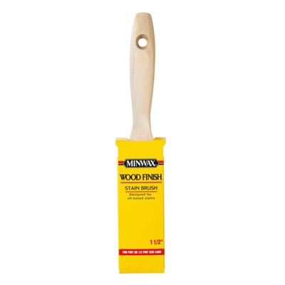 Minwax Wood Finish 1-1/2 in Flat Stain Brush