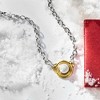 Ross-Simons 8-8.5mm Cultured Pearl Disc Necklace in Sterling Silver and 18kt Gold Over Sterling - 3 of 4