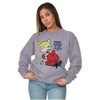 Christmas Member of Naughty List Sweatshirt for Men or Women Brisco Brands - 2 of 4