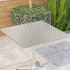 Emma and Oliver 31.5" Square Aluminum Indoor-Outdoor Table - 3 of 4