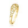 Ross-Simons Italian 14kt Yellow Gold Oval Filigree Ring - 3 of 4