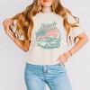 Simply Sage Market Women's Beach Bum Vintage Car Short Sleeve Relaxed Fit Cropped Tee - 2 of 3