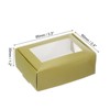 Unique Bargains Homemade DIY Craft Paper Soap Boxes with PVC Window 30 Pcs - 2 of 4