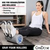 CanDo Plus Round Gray Exercise Fitness Foam Rollers for Muscle Restoration, Massage Therapy, Sport Recovery and Physical Therapy - 4 of 4