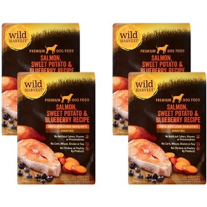 Wild Harvest Dog Food Salmon Sweet Potato & Blueberry Grain Free - Case of 4/3.5 lb - 1 of 1