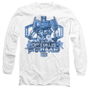 Men’s Transformers One I Am Optimus Prime Long Sleeve T-Shirt - 1 of 4