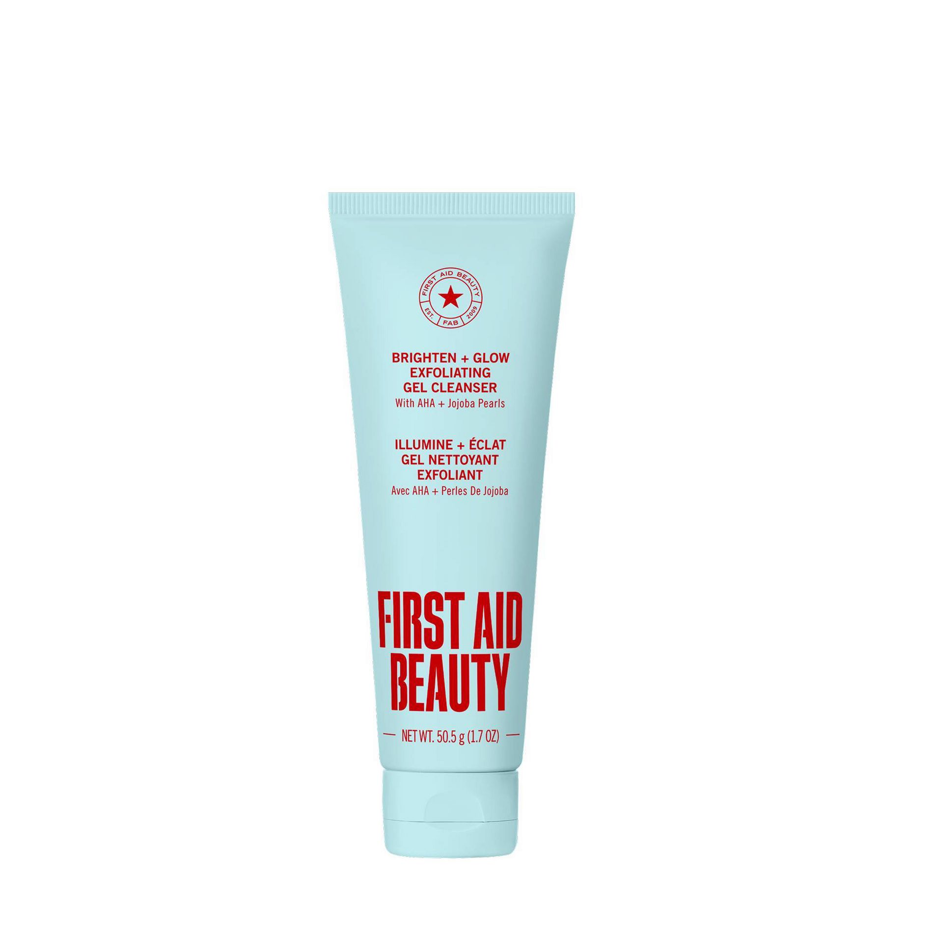 FIRST AID BEAUTY Brighten + Glow Exfoliating Gel Cleanser - 1.7oz - Beauty Studio