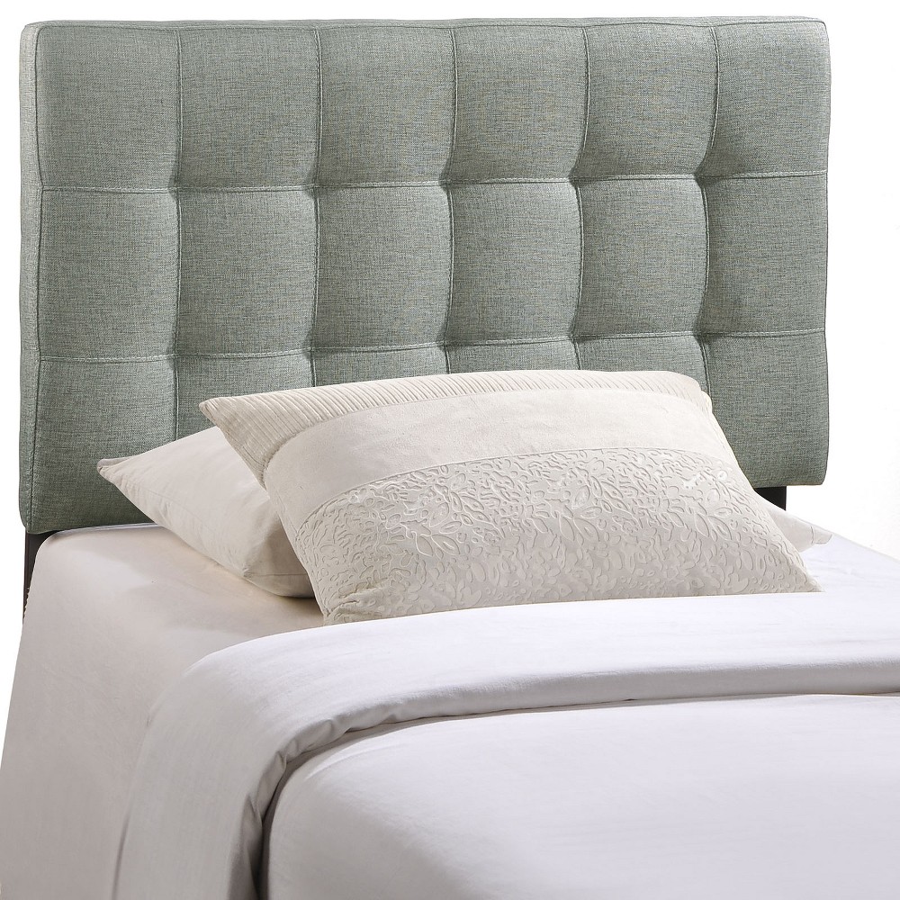 Photos - Bed Frame Modway Twin Lily Upholstered Fabric Headboard Gray  