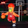 Bleacher Creatures Miami Heat Burnie 10" Plush Figure (Heat Culture City Edition Uniform) - 4 of 4