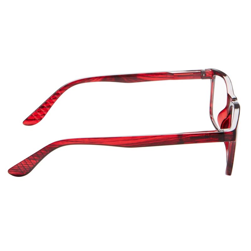 ICU Eyewear Novato Rectangle Reading Glasses - Red, 5 of 7