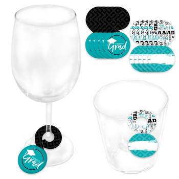 ALYC Wine Glass Charms Drink Markers Butterfly Glass Identifiers for Wine Tasting Party Favors Set of 12 Silicone Wine Glass Tag with Suction Up