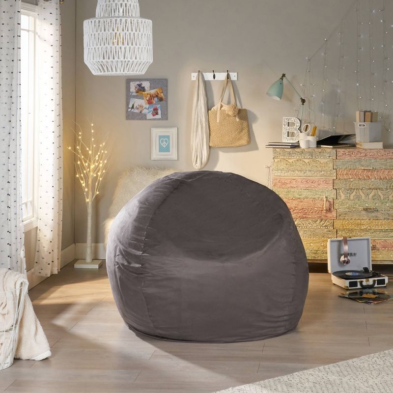 Madison Faux Suede Beanbag 5' - Christopher Knight Home, 6 of 8