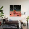 Samantha Hearn Pink Pool Vintage Collage Art Wood Wall Mural - society6 - 2 of 2