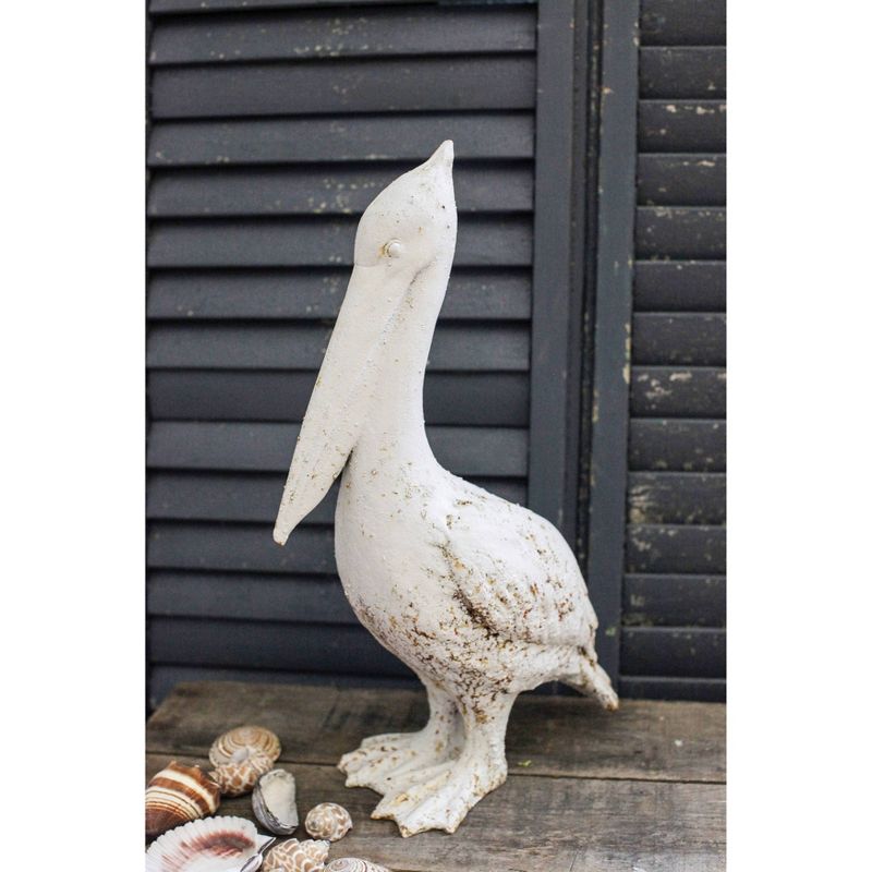 Resin Pelican - Rust White Finish - Storied Home, 3 of 7