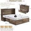AMERLIFE Murphy Bed, Cabinet Bed Frame with Charging Station and Storage Drawer - 2 of 4