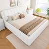 California King/King Size Upholstered Platform Bed with Headboard - ModernLuxe - 2 of 4
