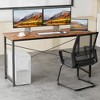 Lyngins Multi-Purpose Wooden Computer Office Desk, Modern Computer Desk & Gaming Desk, Writing Desk with X-Shaped Reinforcement for Home/Study - 3 of 3