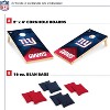 NFL New York Giants 2'x4' Wood Cornhole Set - 2 of 4
