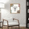 Amanti Art Mandala Morning I (elephant) by Anne Tavoletti Canvas Wall Art Print Framed 16-in. x 16-in. - 4 of 4