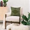 Summer Sun Home Art Geo Square Throw Pillow Green - Deny Designs - 2 of 4
