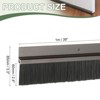 Unique Bargains Aluminum Alloy H-Shape Holder PP Bristle Rust-resistant Door Sweep 1 Pc - 2 of 3